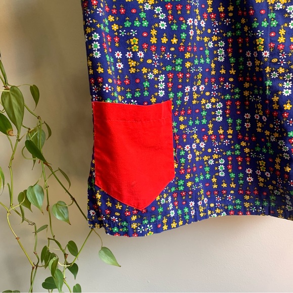 Vintage Floral Apron Top - Picture 4 of 9